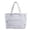 Grey, variant on Women's Handbag, Lightweight Puffy Tote with Compartments, Shoulder Bag, for Travel, Work, Gym | Lightweight, Puffy, Quilted, for Travel, Work