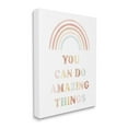 thumbnail image 3 of Stupell Industries Uplifting Pastel Rainbow Quote Graphic Art Gallery Wrapped Canvas Print Wall Art, Design by Daphne Polselli, 3 of 7