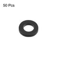thumbnail image 3 of Uxcell 6mm O.D. 1mm Thick Nylon Flat Washers for 3mm ID Screw Bolt, 50 Count, 3 of 3