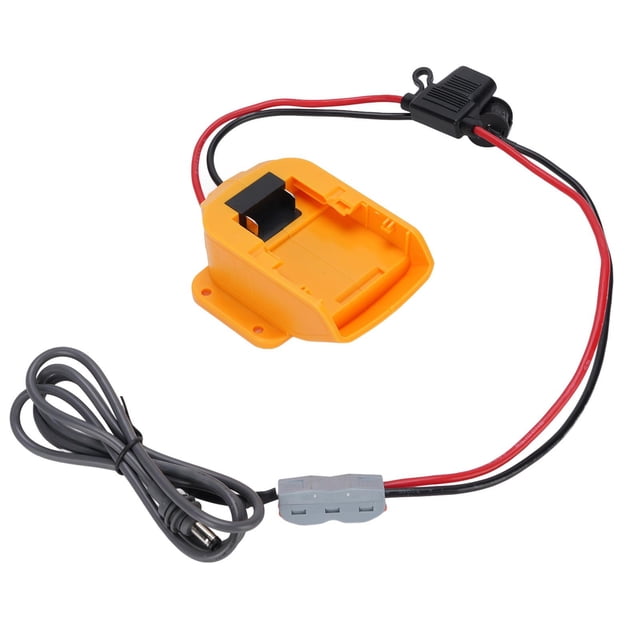 Adaptador de batería de cable de alimentación de satélite dc rectangular, adaptador de batería de cable de alimentación de enchufe y reproducción de la perfección de satélite dc