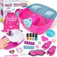 thumbnail image 1 of Kit de spa para pies y uñas Golray para niños de 5 a 12 años con bolsa de almacenamiento, 1 of 7
