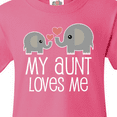 thumbnail image 4 of Inktastic My Aunt Loves Me Niece Nephew Elephant Youth T-Shirt, 4 of 5