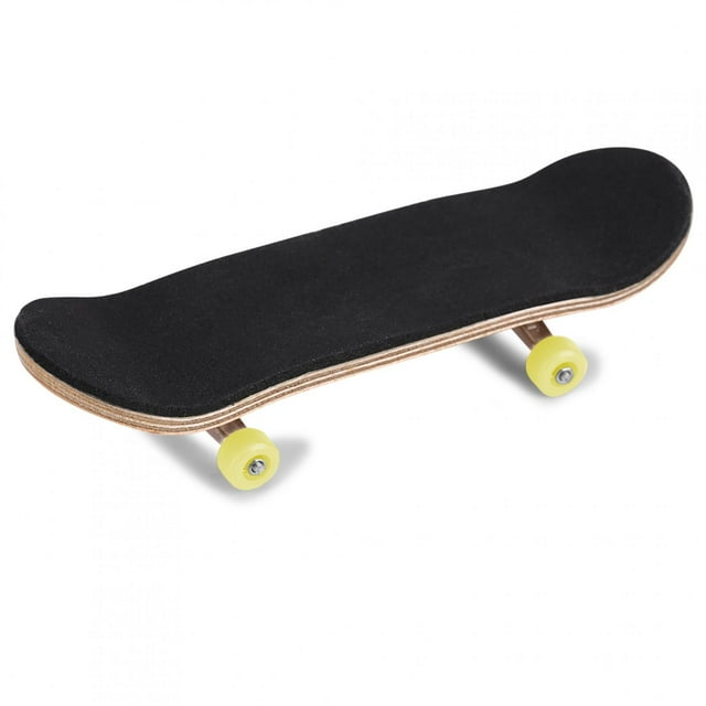 Finger Skateboard, Maple Wooden+Alloy Fingerboard Finger Skateboards With Box Reduce Pressure Kids Gifts, 3.78 X 1.1 Inch