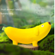 thumbnail image 1 of Juguete para perros Qmonster Banana con forma de fruta para modelar, juguete para perros con molares, resistente a la voz, para limpieza de mordidas, para perros pequeños y medianos, 1 of 1