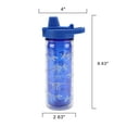 thumbnail image 3 of Your Zone 14 oz Dinosaur Double Wall Insulated Plastic Water Bottle with Action Lid and Straw, 3 of 6