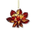 thumbnail image 2 of 2D Flat Acrylic Maple Leaf Suncatcher, Stained Glass Fall Leaf Hanging Ornament, Autumn Window Pendant, Thanksgiving Wall Decor, Harvest Leaf Decoration, Seasonal Indoor Home Ornament, 2 of 5