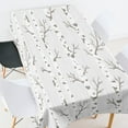thumbnail image 3 of Abbracc Tropical Plants Printed Table Cloth Floral Pattern Table Cover Square-8, 3 of 9