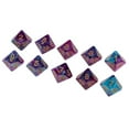 thumbnail image 3 of KLKCMS Ensemble de 10 dés Polyédriques Ensemble D10 pour Jeu de Rôle DND dés RPG D&D Option Math 3, 3 of 9