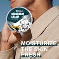 thumbnail image 4 of RUOALL 60g Silver Jar Men's Deodorant Balm - 72H Odor Control with Tea Tree & Charcoal, Natural Anti-Perspirant for Active Lifestyles, 4 of 10