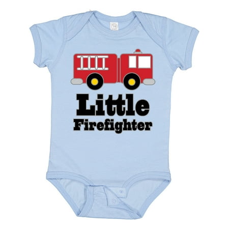 

Inktastic Little Firefighter Fire Engine Gift Baby Boy or Baby Girl Bodysuit