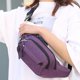 thumbnail image 1 of Teissuly Clearance Sports Pack , Outdoor Waist Pack Bag With 3 Zipper Pockets, Super Capacity Bag With Adjustables Belt For Traveling Hiking Cycling Workout Casual(Purple, 28x14x10cm /11.02x5.51x3.94in) Teissuly WER2023081406142, 1 of 8