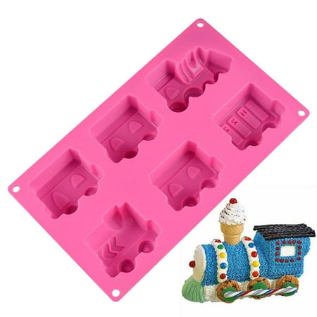 

Younar Train Silicone Cake Molds Chocolate Cake Cookie Mold Non Stick Cake Molds for Chocolate Cookies Baking for Christmas Party effectual