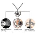 thumbnail image 4 of Collar Te Amo 100 Idiomas shaofei Colgante de Proyección de Memoria de Amor, 4 of 4
