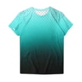 thumbnail image 4 of Teissuly Women's Short Sleeved T-shirt Top Short Sleeved Round Neck Top/shirt, 4 of 4