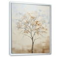 thumbnail image 2 of Designart "Melodic Beige Maple Minimalism" Tree Maple Floater Framed Canvas Art Print, 2 of 5