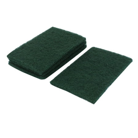 - 4 Pcs Nylon Chemical Fiber Pot Pan Dish Cookware Cleaning Scouring Scrub Pads