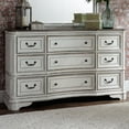 thumbnail image 2 of Magnolia Manor White 9 Drawer Dresser, 2 of 10