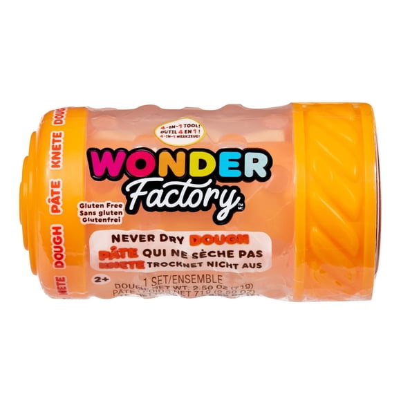 Wonder Factory Never Dry Single Dough – Orange