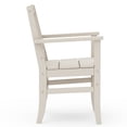 thumbnail image 5 of Better Homes & Gardens by POLYWOOD Southlake Outdoor Dining Arm Chair (2 Chairs), All-Weather HDPE, Patio Seat, Sand, 5 of 13