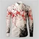 thumbnail image 1 of Nueva línea de camisas para hombre, estampado abstracto, ropa de diseñador, camisa de moda para exteriores, informal, para fiestas, cómoda y suave, 1 of 6