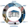 thumbnail image 7 of Gymax 10' x 10' Outdoor Pop-up Canopy Tent w/ Mesh Sidewalls Carrying Bag, 7 of 7