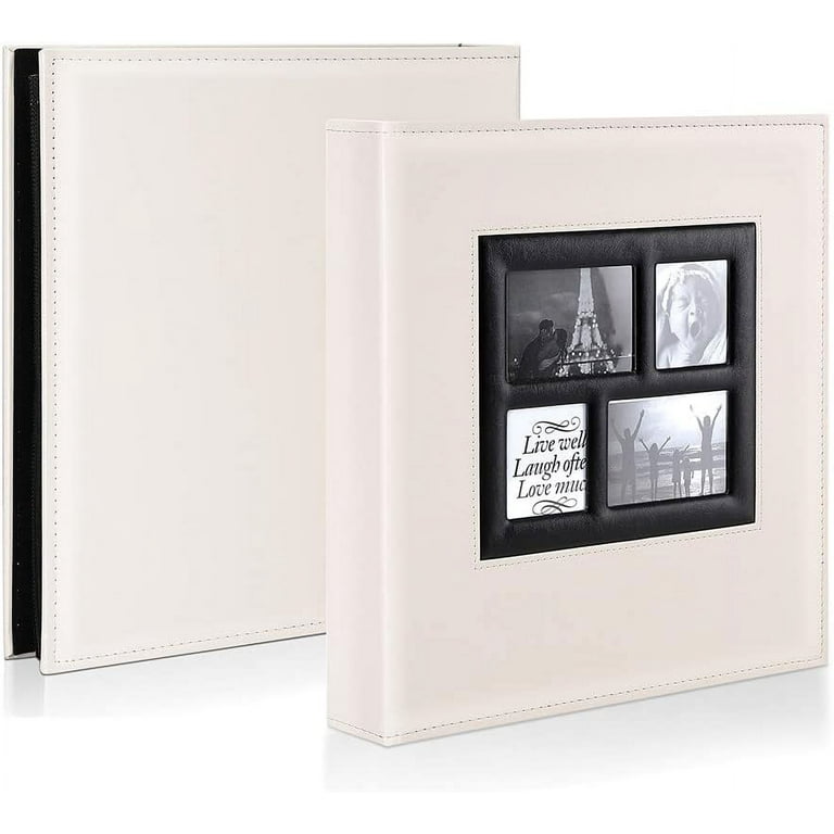  COFICE Photo Album 4x6,Large Picture Album Book with 3
