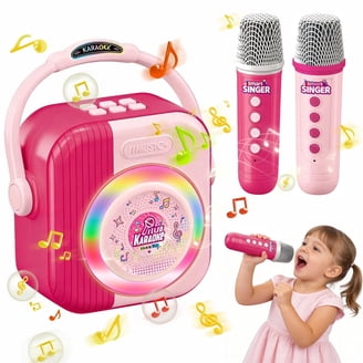 vibration microphone toy Novelty Place Echo Mic for Kids & Toddlers, Battery-Free Retro Voice  Amplifying Karaoke Microphone