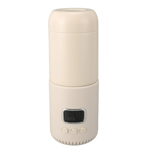 Calentador de Leche Portátil, 55 Grados Celsius USB USB Recargable Mecallo 400 ml de Gran Capacidad para viajar