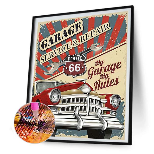 Cuadros Decorativos Kit de pintura de diamante 5D Arte de mosaico de diamante cuadrado completo abstracto JShteea Nuevos Originales