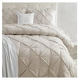 thumbnail image 2 of California King Duvet Cover Sets Linen - Pintuck Duvet Cover California King, 3 Piece Duvet Cover with Button Closure, 1 Pinch Pleated Cal King Duvet Cover 104x98 inches and 2 Pillow Shams, 2 of 8