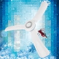thumbnail image 4 of Tibvox 3/4 Leaves 12V Ceiling Fan Air Cooler Hanging Battery Powered 16”/31.5” Tent Fans for Camping Outdoor Dormitory Home Bed, 4 of 14