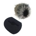 thumbnail image 2 of Bunblic Housse de Microphone Manchon de Microphone Réutilisable Diffusion Studio Micro Professionnel Pratique Pare-Brise pour H5 H6 Gris Blanc, 2 of 8