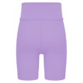 thumbnail image 4 of Doomiva Girls Athletic Swim Shorts Solid Color Shorts Sport Cheer Workout Running Light Purple 160, 4 of 5