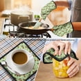 thumbnail image 4 of St. Patrick's Day and Lucky Text Kitchen Oven Mitt and Pot Holder Set 2 Pcs, Heat Resistant Up To 392 °F, for Baking, Cooking and Grilling, 4 of 6