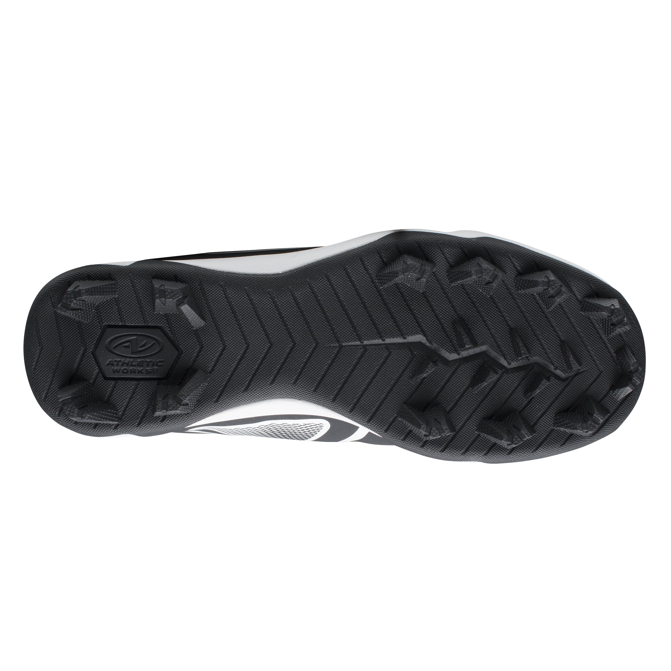 Athletic Works Youth Unisex Baseball Cleats, Kids, Available in Black, Blue, Pink & Red