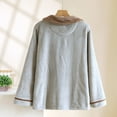 thumbnail image 7 of FDGIU 2025 Women's Winter Sleepwear Top - Long Sleeve Soft Warm Homewear for Cold Weather, 7 of 7