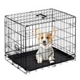 thumbnail image 1 of Jaula para perros Simple Deluxe de 60 cm con una sola puerta y bandeja de plástico, 1 of 7