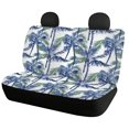 thumbnail image 5 of FUIALDOLG Palm Tree Pattern Decorative Rear Seat Covers for Car Interior Auto, Washable Full Wrap Back Seat Covers Stretchable Car Seat Covers, 5 of 7