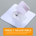 thumbnail image 3 of Miangastore 2Pcs Bathroom Shower Wand Holder 7.2X7.2X1.4Inch Wall Mounted Design, 3 of 9