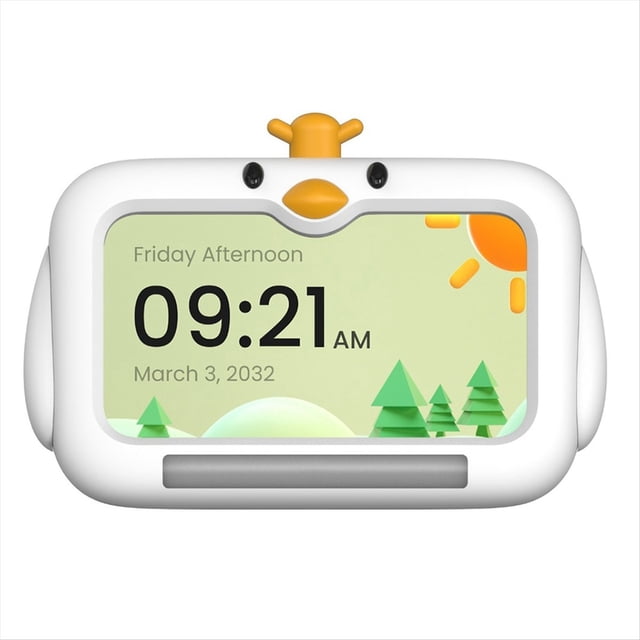 Entrenador de SueñO OK To WAKE CLOCK Reloj Despertador de Entrenamiento de SueñO para NiñOs con Luz Inteligente MultilingüE