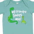 thumbnail image 4 of Inktastic My Grandpa Loves Me Dinosaur Boys Baby Bodysuit, 4 of 5