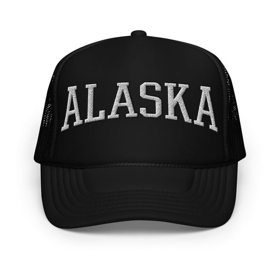 Alaska Foam Trucker Hat (Black)