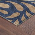 thumbnail image 3 of Addison Rugs Mayfield Premium Machine Washable Transitional Stripes Navy Rectangle Rug, 3' x 5', 3 of 6