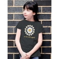 thumbnail image 2 of Love Myself Daisy Garland T-Shirt Juniors -Image by Shutterstock,  x-Small, 2 of 4