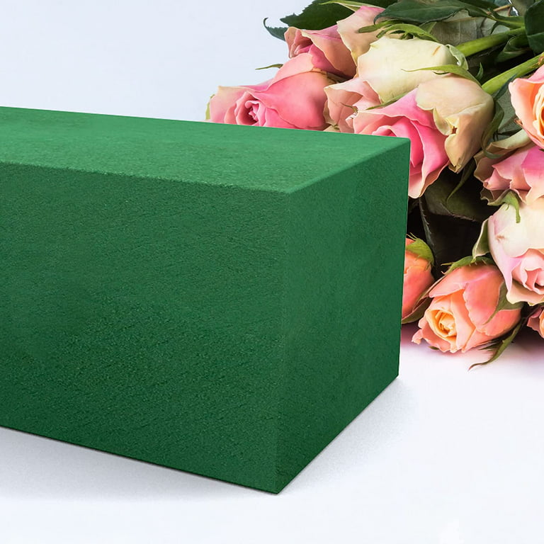 Wet Floral Foam Number 7 for Fresh Flower Arrangements (10.8 x 8.1 x 2.75  In), PACK - Smith's Food and Drug