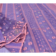 thumbnail image 6 of Exclusive Handloom Original Jamdani Saree Middle Blue Purple with Multicolor Design, 6 of 8