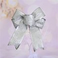 thumbnail image 2 of CUITING 10 Yard Christmas Glitter Wired Ribbon with Metallic Edge 2 Inch Christmas Tree Decorative Ribbons for Gift Wrapping  Wreath Decor  Home DIY Bow Crafts  Xmas Holiday Party Supplie, 2 of 15