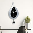 thumbnail image 5 of Reloj de pared moderno con diseño de gotas de agua, reloj de péndulo acrílico creativo s202412241120, 5 of 5