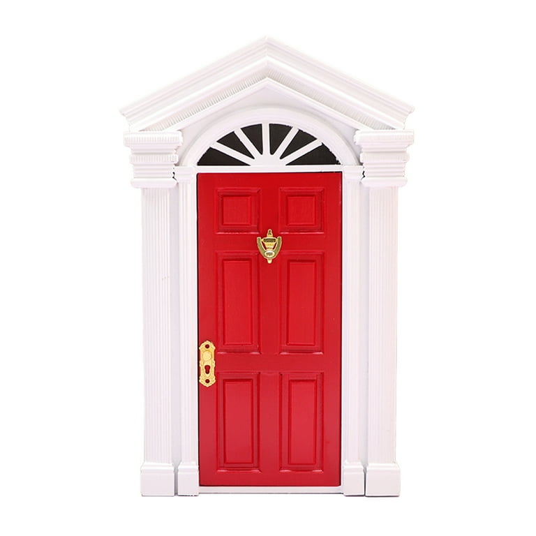 Miniature dollhouse cheap doors