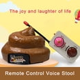 thumbnail image 3 of Rechargeable Remote Control Poop Car Funny Spoof Novelty Trick Toy With Sound Effects For Gag Gift Stress Relief In Brown, 3 of 8